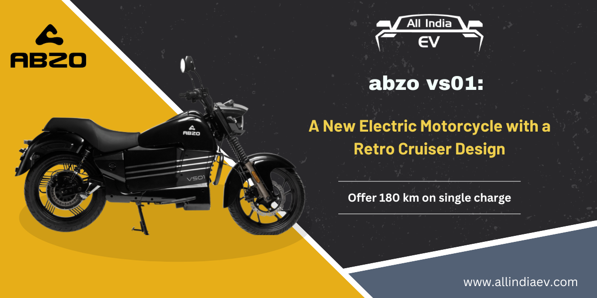 ABZO VS01: A New Electric Motorcycle with a Retro Cruiser Design