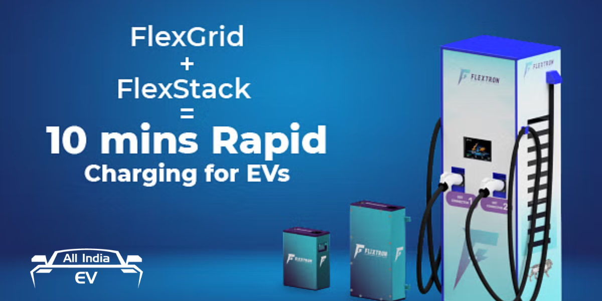 Flextron Launches FlexGrid and FlexStack: 10-Minute EV Charging with Battery Pack