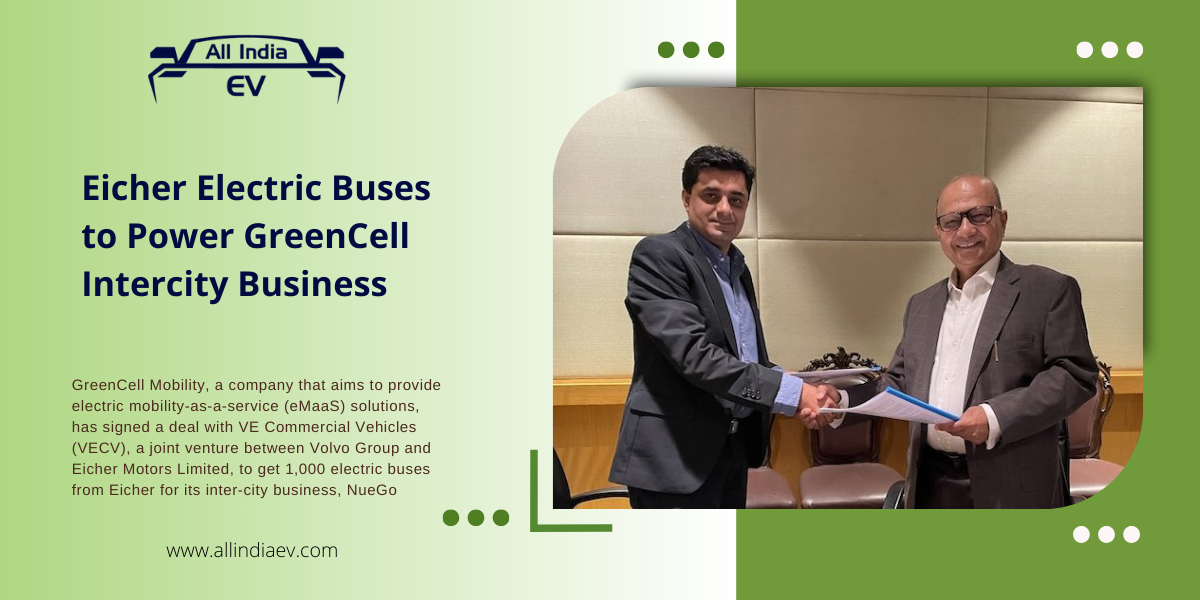 Eicher Electric Buses to Power GreenCell’s Inter-city Business
