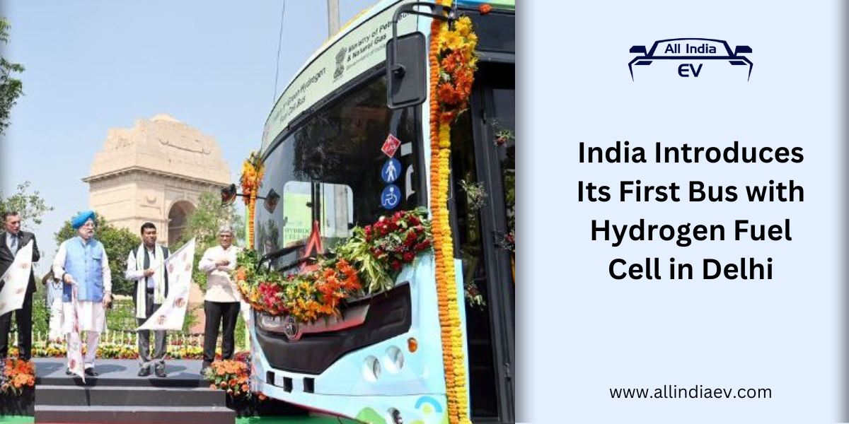 India Introduces Its First Bus with Hydrogen Fuel Cell in Delhi