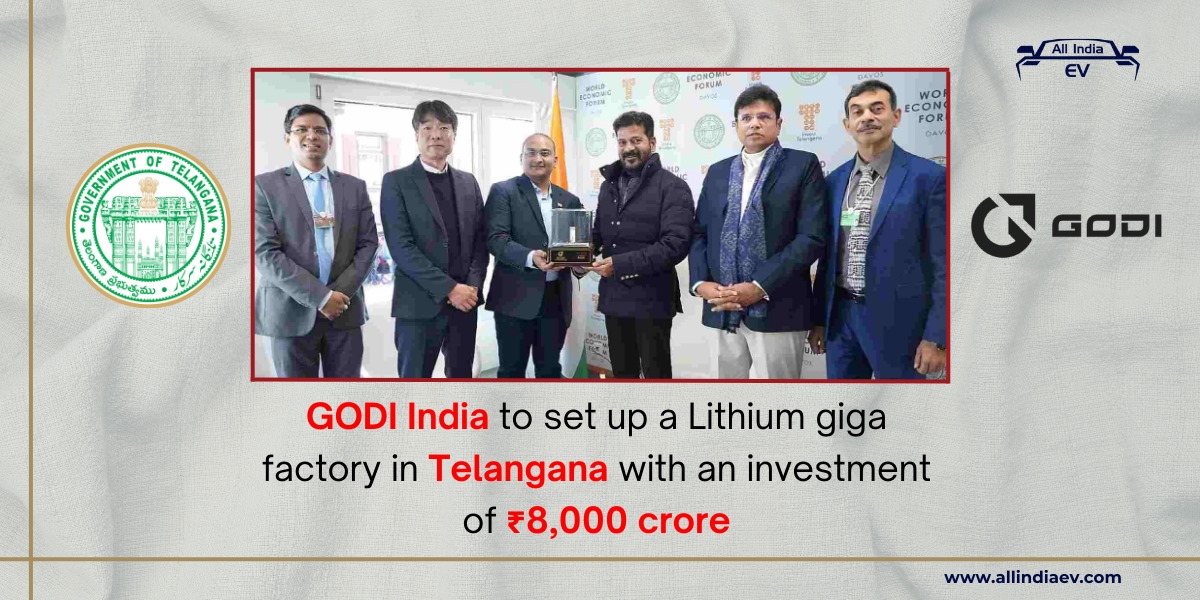 GODI India Announces Plans for a Major Lithium Giga Factory in Telangana