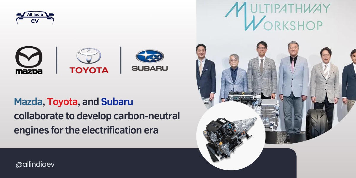 Subaru Toyota And Mazda Join Forces To Innovate Carbon Neutral Engines