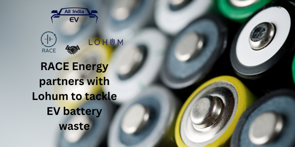 RACE Energy partners with Lohum to tackle EV battery waste