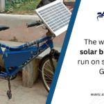 The world's first solar bicycles that run on solar energy: Gujarat