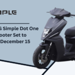 UPCOMING Simple Dot One Electric Scooter Set to Launch on December 15