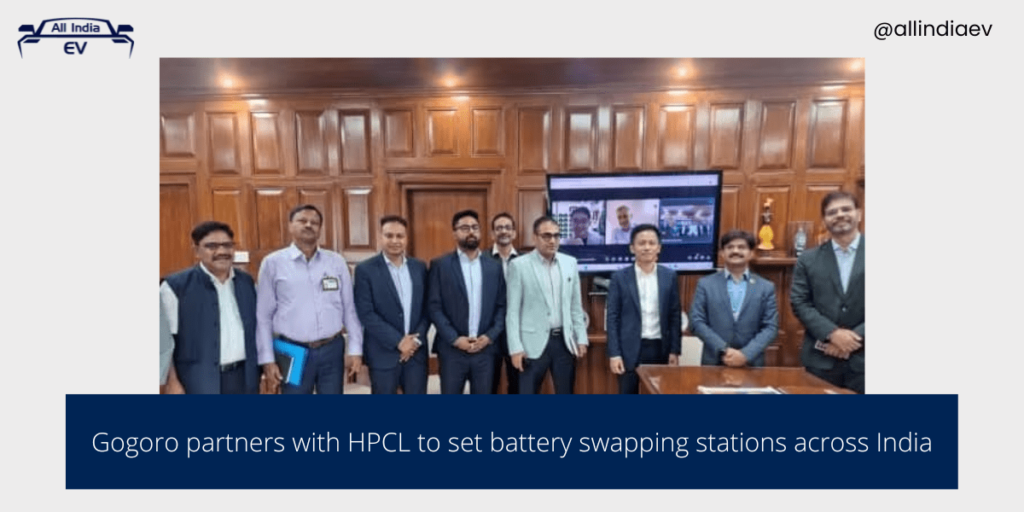 Gogoro partners with HPCL to set battery swapping stations