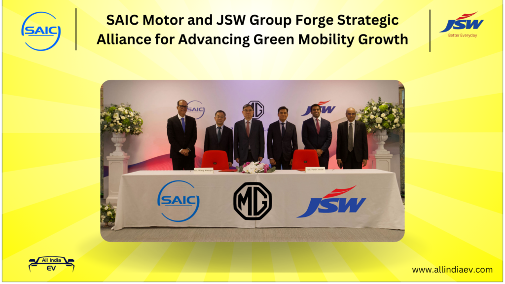 SAIC Motor and JSW Group Forge Strategic Alliance for Advancing Green Mobility Growth