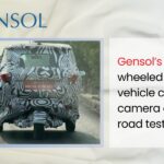 Gensol’s three-wheeled electric vehicle caught on camera during road test