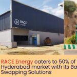 RACE Energy provides 50% battery swapping solutions in the Hyderabad market