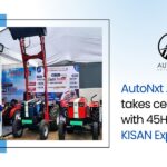 AutoNxt Automation Showcases 45HP Tractor at KISAN Expo