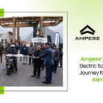 Ampere’s Nex Big Thing Electric Scooter Begins Monumental 5,100 Kilometer Trek from Kashmir to Kanyakumari