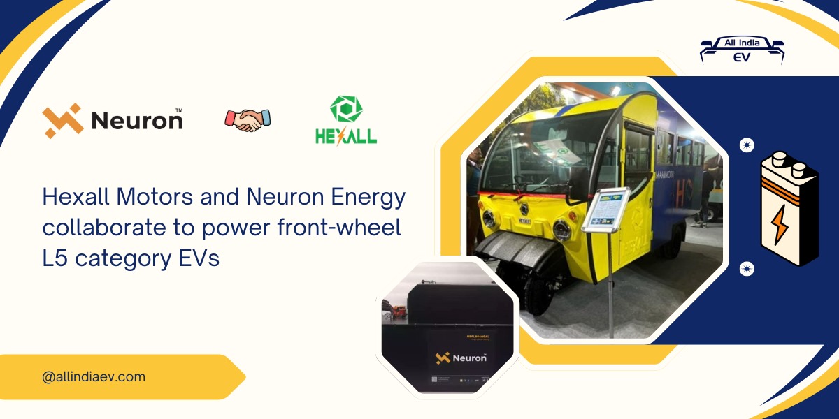 Neuron Energy and Hexall Motors Collaborate on Innovative L5 EVs