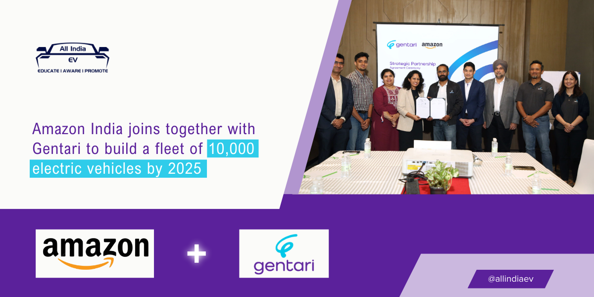 Amazon India makes 10,000 EV Fleet by 2025 with Gentari