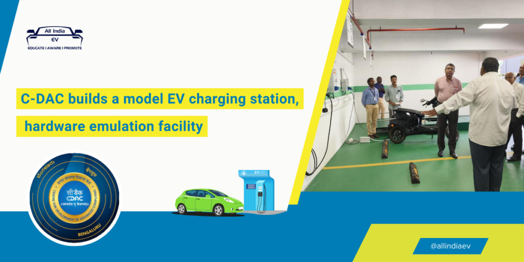 C-DAC Model EV Charging Station and Hardware Facility