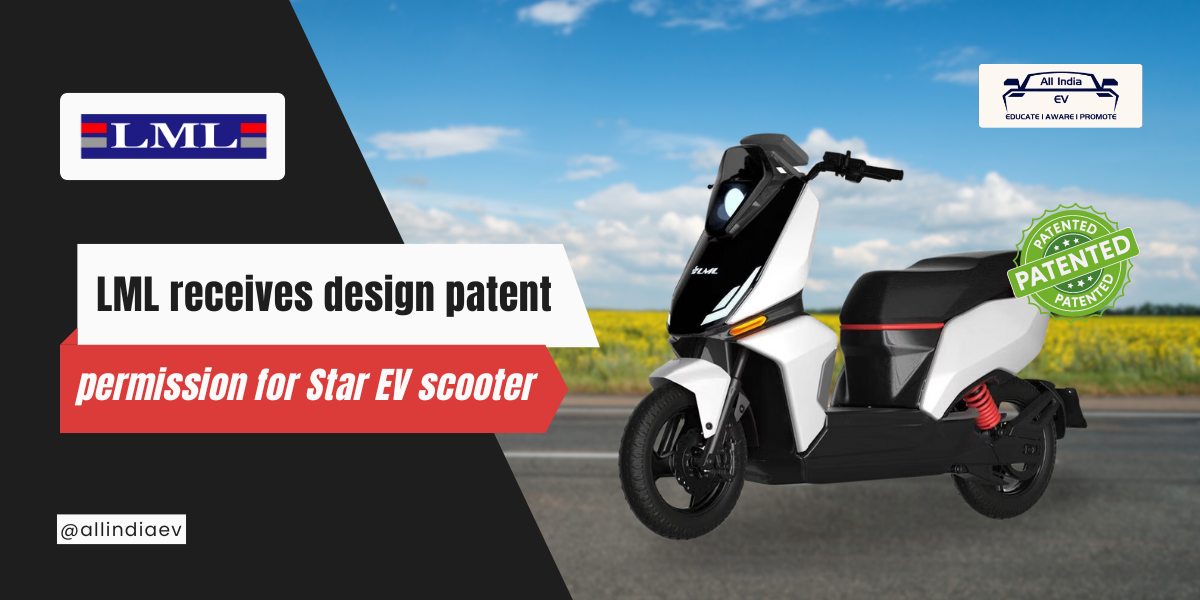 LML Secures Design Patent for Star Electric Scooter