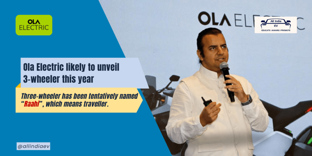 Ola Electric Announces Upcoming Electric 3-Wheeler