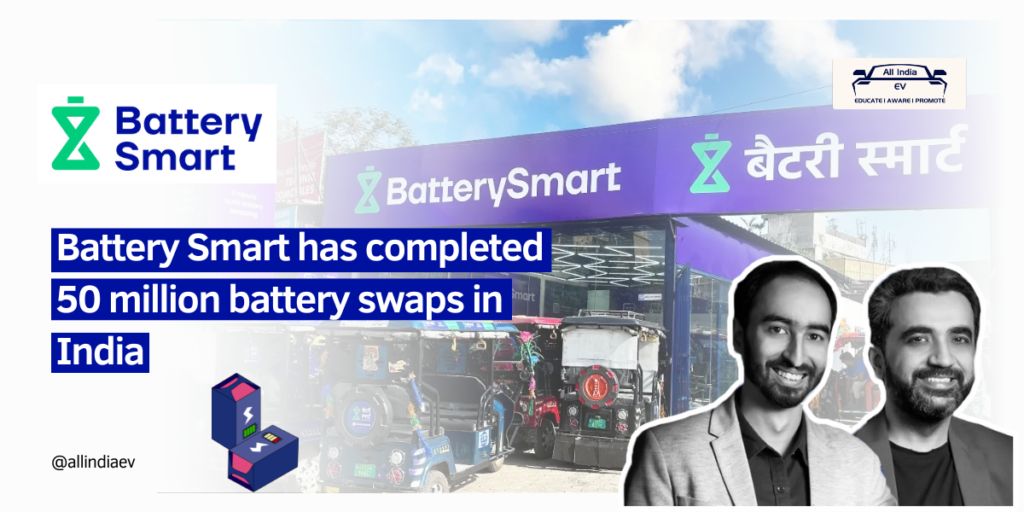 Battery Smart Hits 50 Million Battery Swaps Milestone