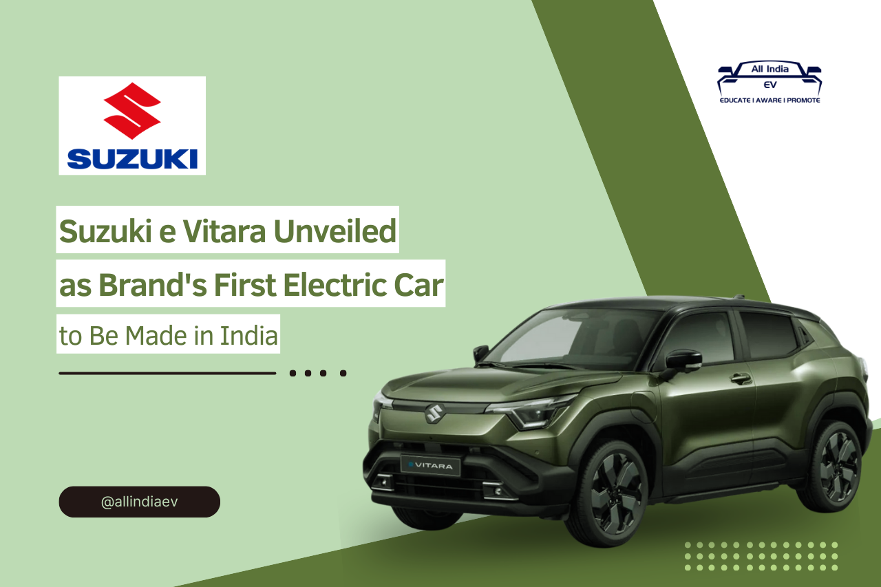 Suzuki Unveils eVitara: The Brand’s First Electric Car Set for Production in India