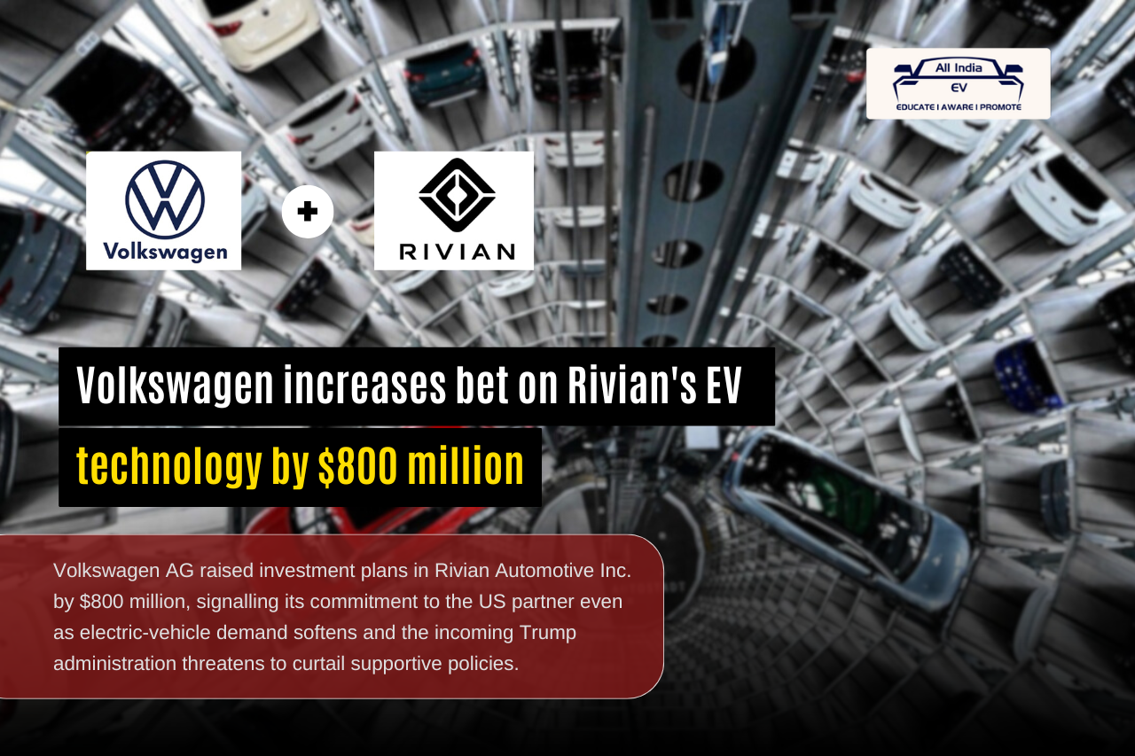 Volkswagen Doubles Down on EV Future with $800M Rivian Investment
