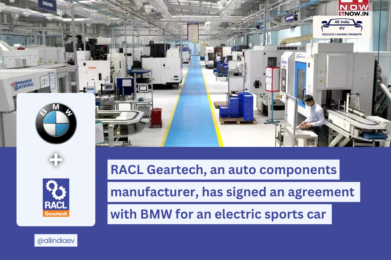 RACL Geartech Partners with BMW for Electric Sports Car Development