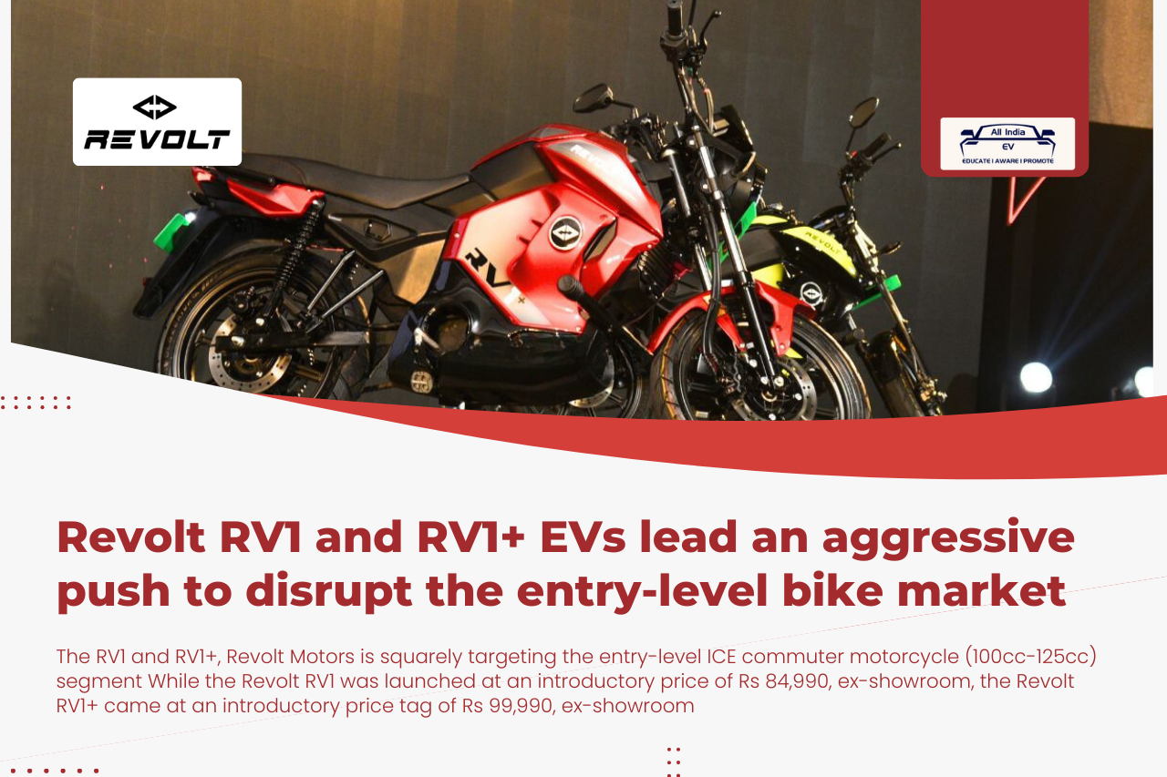 Revolt RV1 and RV1+: A Bold Electric Charge into the Entry-Level Bike Market