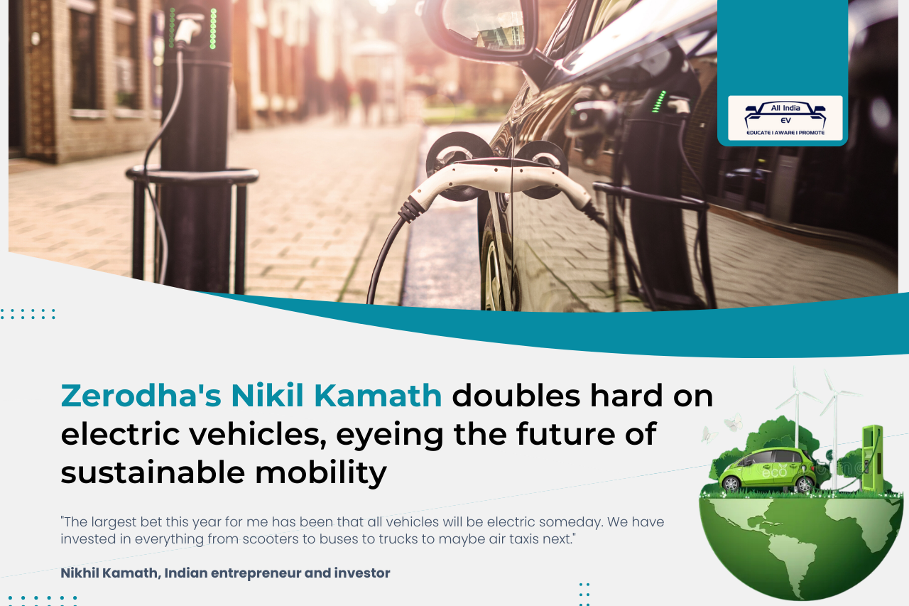 Zerodha's Nikhil Kamath Doubles Down on Electric Vehicles, Eyes Future of Sustainable Mobility