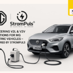 MG Motors Teams Up with Strompuls to Boost EV Versatility with Indigenous V2L and V2V Adapter Production