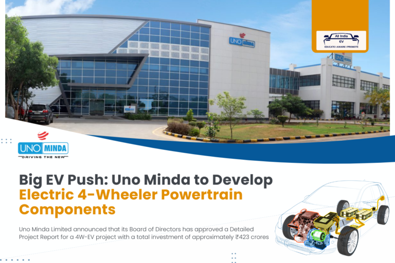 Uno Minda Approves New EV Powertrain Component Project