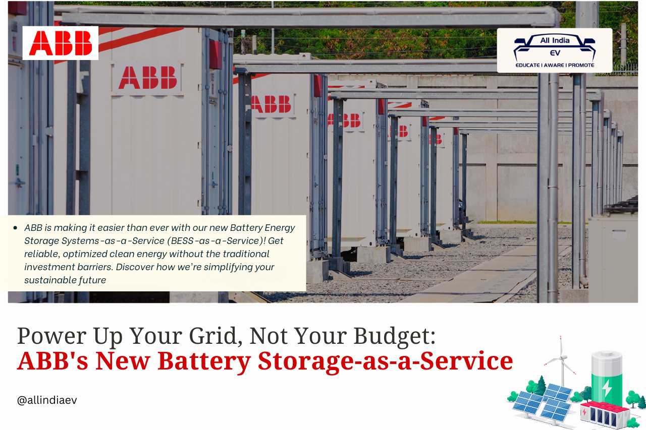 ABB Launches ‘Battery Energy Storage Systems-as-a-Service’ to Accelerate Clean Energy Transition