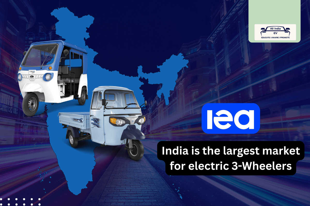 India Largest Market for Electric 3-Wheelers: IEA Report Highlights Growth