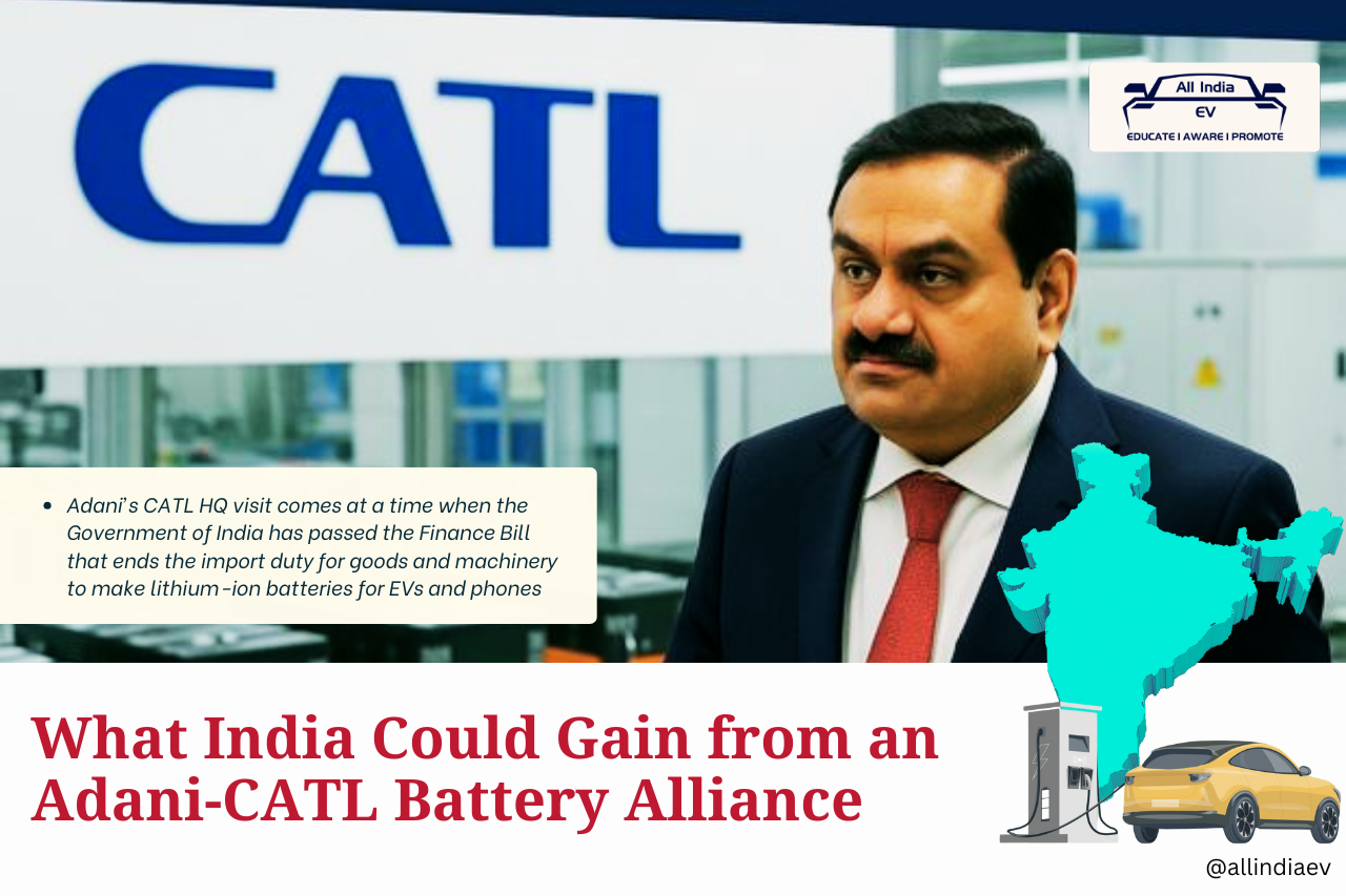 Adani-CATL Alliance on the Horizon? What It Could Mean for India’s Battery and EV Future