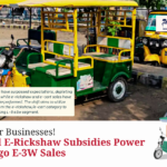 E-Rickshaw Subsidies