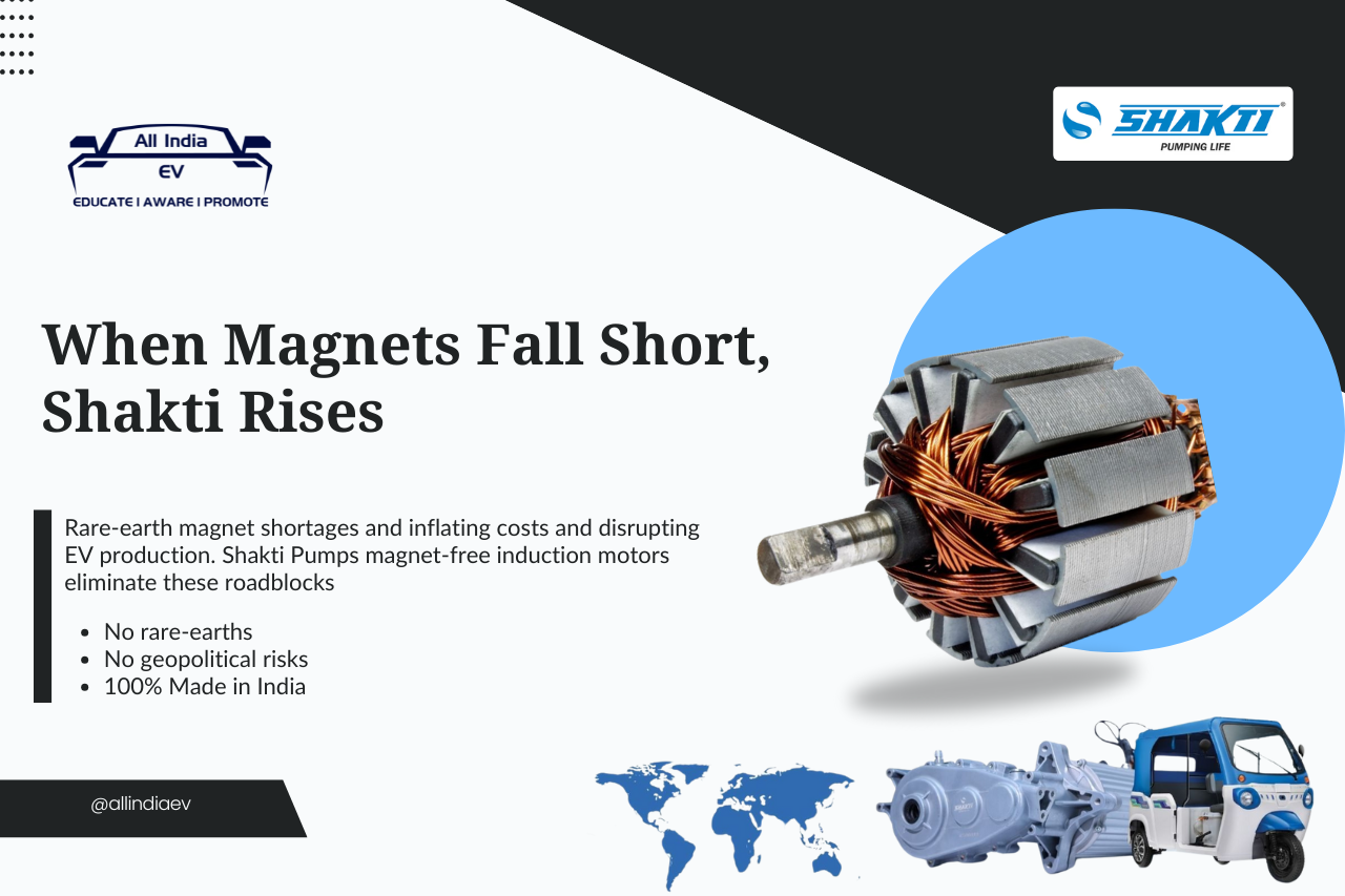 Shakti Pumps Powers EV Shift Amid Rare-Earth Crunch