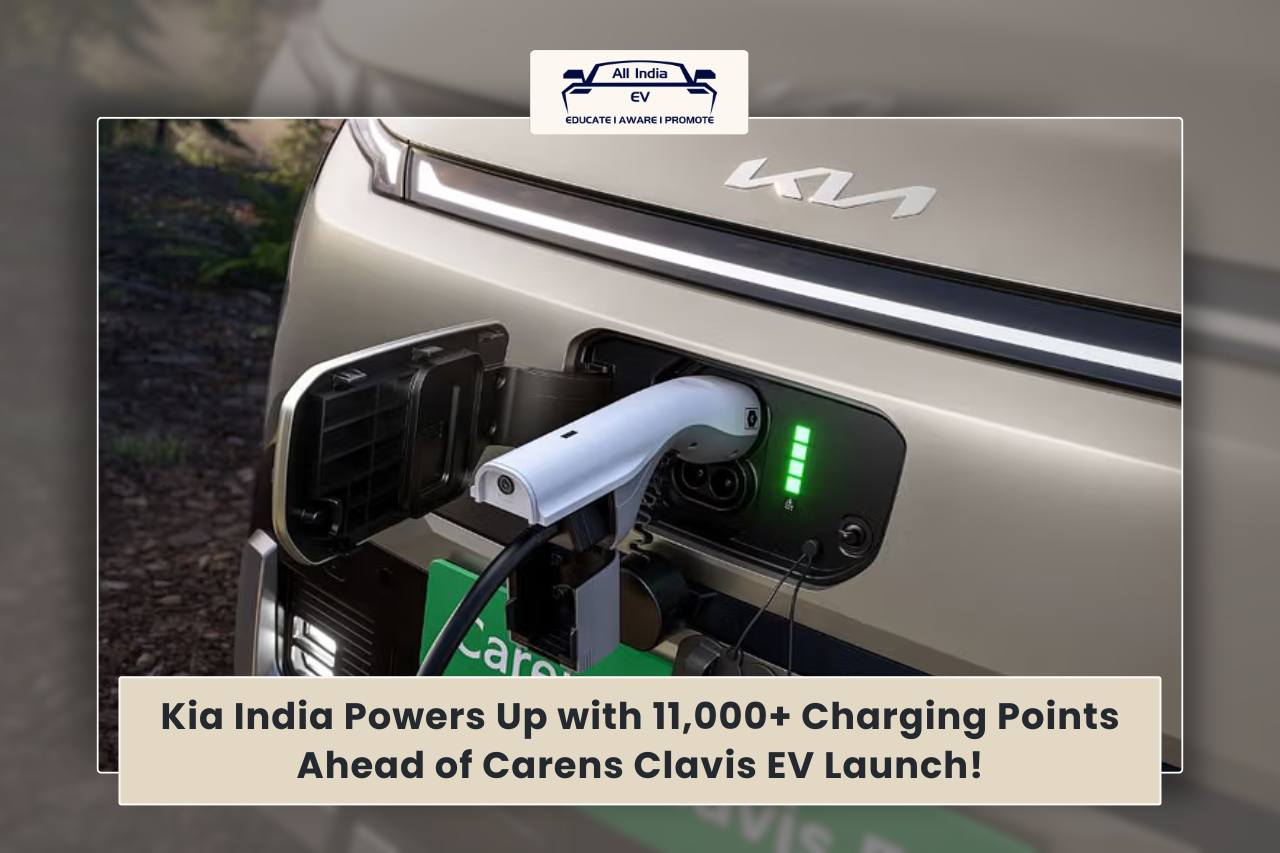 Kia India Unveils EV Ecosystem with 11,000+ Charging Points Ahead of Carens Clavis EV Launch
