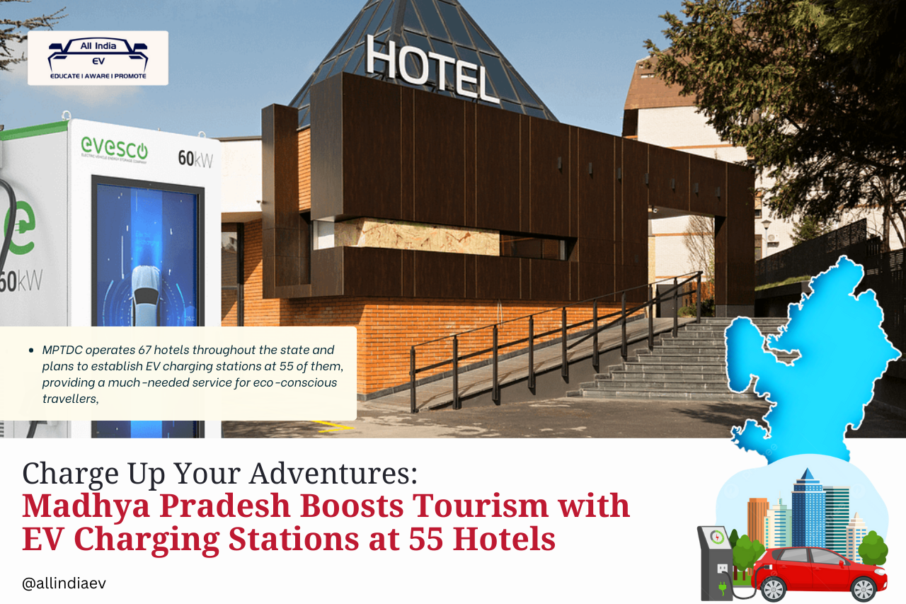 Madhya Pradesh Tourism to Install EV Charging Stations at 55 Hotels to Boost Green Travel