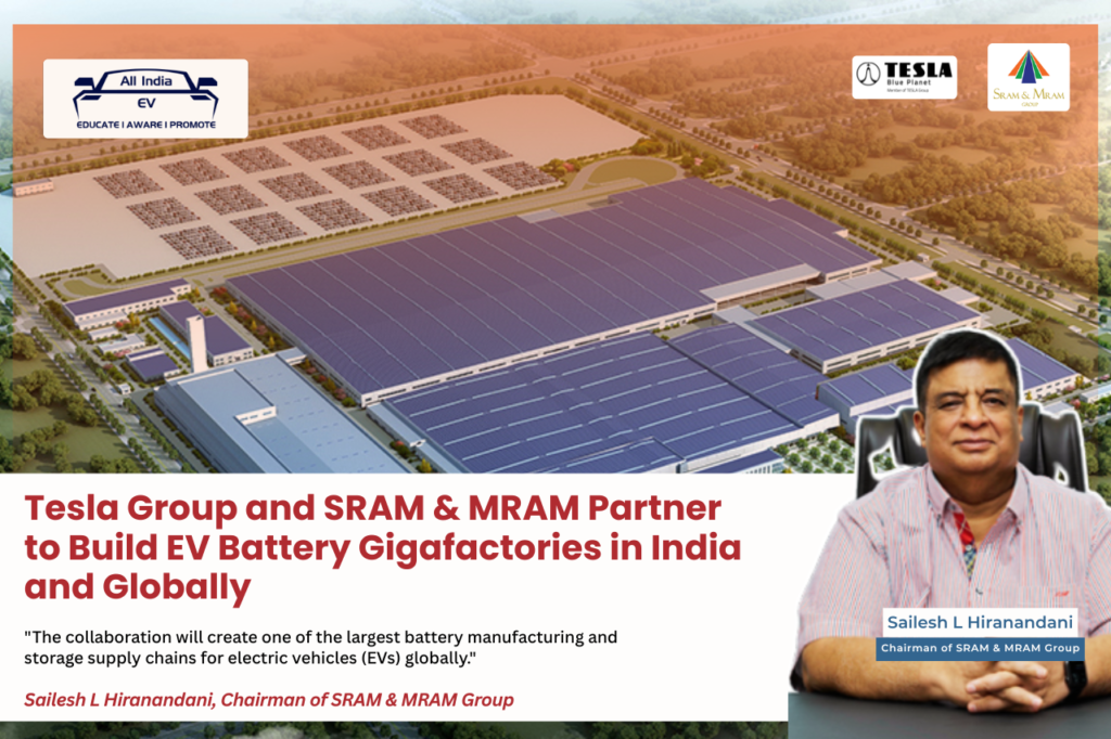 India to Get EV Battery Gigafactories from Tesla Group and SRAM & MRAM