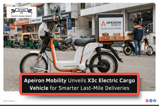 Bengaluru-headquartered Apeiron Mobility launches X3c for last-mile deliveries