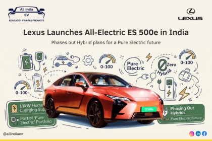 Lexus launches all-electric Lexus ES 500e in India
