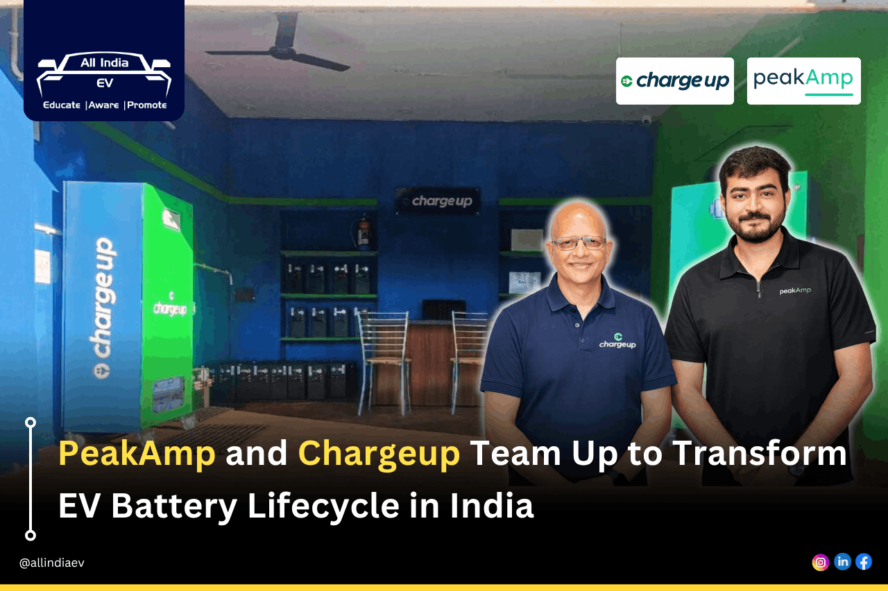 PeakAmp & Chargeup partner to streamline EV battery lifecycle management