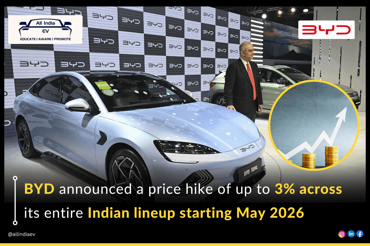 BYD Cars To Get Costlier In India Starting May, Prices Up By 3 Per cent