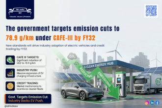 Govt targets emission cut to 78.9 g/km under CAFE-III by FY32; industry backs credit trading, EV push