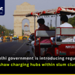E-rickshaw charging hubs in slums