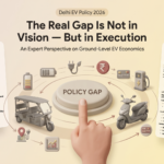 Delhi EV Policy 2026: The Real Gap Is Not in Vision, But in Making EVs Work on the Ground