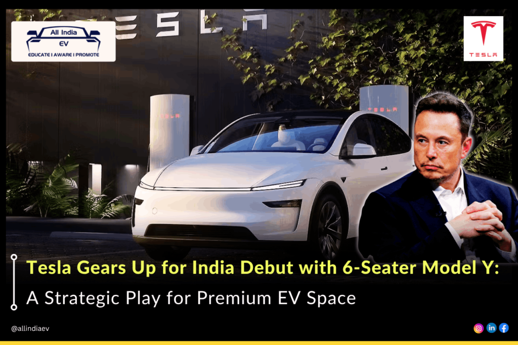 Tesla is preparing to launch six-seater Model Y variant in India