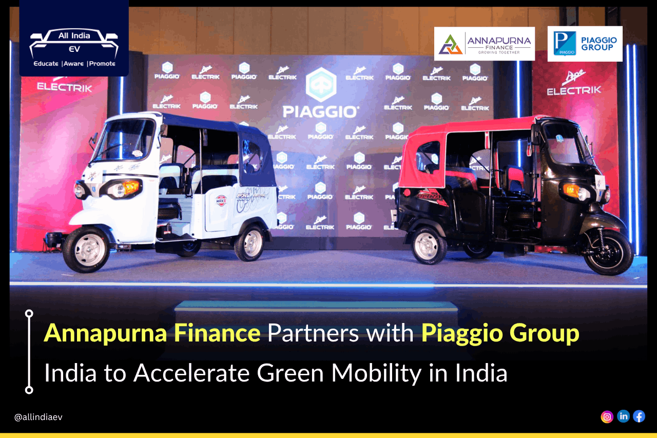 Annapurna Finance Partners with Piaggio Group India for Sustainable Mobility