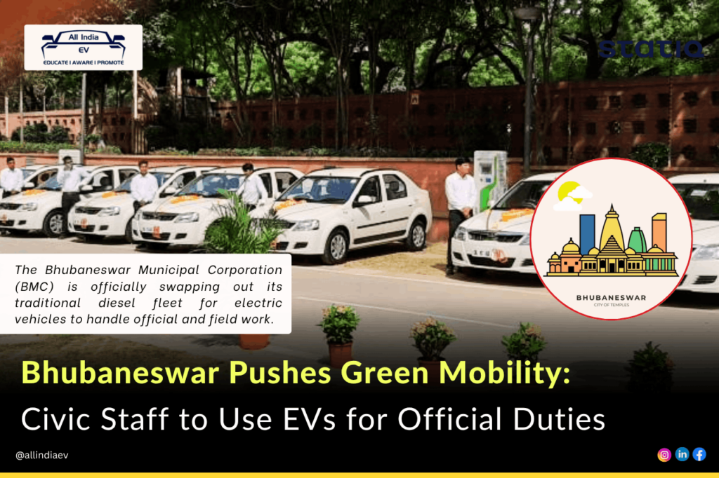 What:  The Bhubaneswar Municipal Corporation (BMC) has decided to deploy electric vehicles for official staff movement as part of its urban sustainability and clean mobility strategy. The move is linked to the city’s broader push toward low-emission municipal operations.  The Number:  BMC has already floated an Expression of Interest (EOI) process for EV deployment and fleet engagement under its civic mobility transition programme.  The Impact:  The Bhubaneswar civic body EV adoption plan could accelerate municipal fleet electrification across tier-2 Indian cities, especially where urban governance bodies are under pressure to reduce fuel costs and urban emissions.  The Core News  The Bhubaneswar civic body EV adoption initiative reflects a growing trend among Indian municipal administrations to electrify official transport fleets. According to reports, staff members of the Bhubaneswar Municipal Corporation will increasingly use electric vehicles for official duties as the city administration attempts to align governance operations with sustainability targets and cleaner urban mobility policies.  The transition is strategically important because municipal fleets operate daily within dense urban zones where fuel consumption, emissions, and maintenance costs directly impact civic expenditure. Unlike private EV adoption, government fleet electrification creates predictable utilisation cycles, making electric mobility economically more viable over time. BMC’s move also complements Bhubaneswar’s Smart City infrastructure programme, which has increasingly focused on integrated urban transport modernisation and sustainable city operations.  The development comes at a time when Indian cities are gradually shifting beyond symbolic EV announcements toward operational deployment models. Several urban local bodies are now evaluating EVs not only for environmental reasons but also for lifecycle cost savings, lower fuel dependency, and simplified fleet management. Bhubaneswar’s decision could become a reference model for other municipal corporations looking to electrify internal administrative transport without immediately requiring large-scale public EV infrastructure rollouts.  Breaking Down the Update  • Bhubaneswar Municipal Corporation staff will use EVs for official work
• The move is linked to the city’s sustainability and clean mobility objectives
• BMC has initiated EOI processes related to EV engagement and deployment
• The programme aligns with Bhubaneswar Smart City initiatives
• Municipal fleet electrification can reduce long-term fuel and maintenance expenditure
• Government-led EV adoption improves visibility and institutional acceptance of electric mobility
• Tier-2 cities are increasingly becoming active participants in India’s EV transition  How Bhubaneswar civic body EV adoption will help Indian EV Market  The Bhubaneswar civic body EV adoption initiative could strengthen India’s municipal EV ecosystem by demonstrating how local governments can become early institutional adopters of electric mobility. Unlike private consumers, civic administrations operate predictable fleets with fixed routes and regular usage cycles, making EV economics easier to optimise.  Municipal EV deployment also creates secondary market opportunities across charging infrastructure, battery servicing, fleet software, telematics, and maintenance operations. As more civic bodies shift toward electric fleets, demand for fleet-oriented EV platforms is expected to rise, especially in compact passenger mobility and utility transport segments.  The Bhubaneswar civic body EV adoption model is particularly relevant for India’s tier-2 and tier-3 cities where pollution levels, fuel costs, and operational inefficiencies are increasing but large-scale metro-style transit systems remain limited. Electrifying government vehicles can help build confidence in EV reliability while simultaneously reducing public-sector fuel expenditure.  Another important factor is policy signalling. When municipal administrations themselves adopt EVs, it improves institutional confidence among businesses, contractors, and urban residents. This can indirectly support broader EV adoption in public transport, delivery fleets, sanitation vehicles, and administrative mobility services across India.  Conclusion & Next Steps  The Bhubaneswar civic body EV adoption programme now moves into the implementation phase, where procurement quality, charging infrastructure readiness, and operational efficiency will determine long-term success. If executed effectively, the initiative could become an important template for municipal fleet electrification in India’s emerging smart cities.