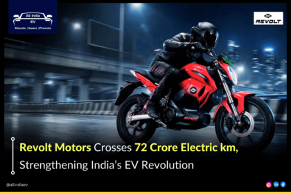 Revolt Motors rider community crosses 72 crore electric kilometres in India