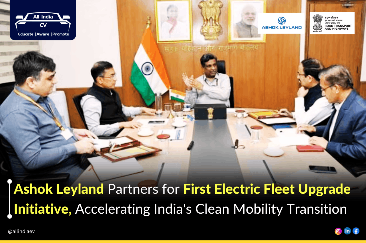 Ashok Leyland Signs First MoU for Electric Fleet Upgrade Scheme