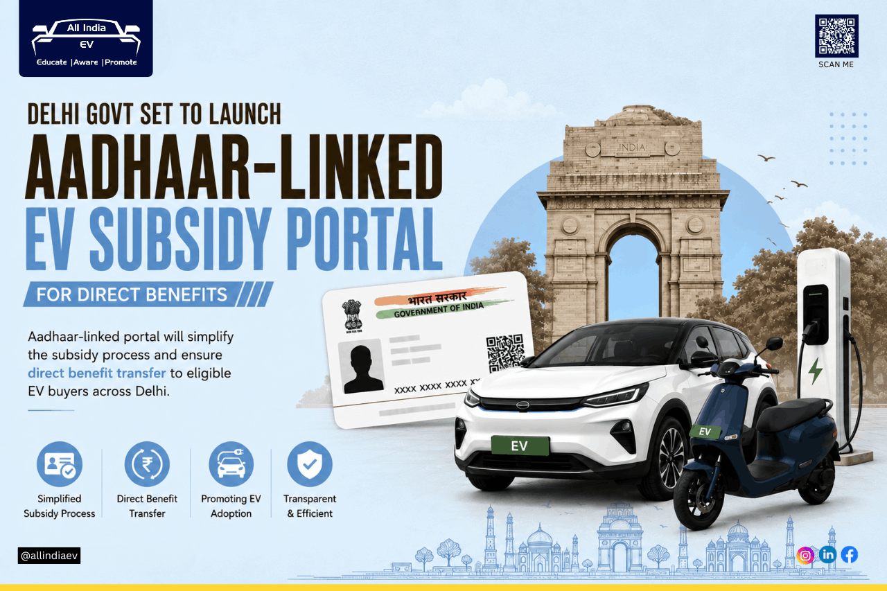 Delhi government set to launch Aadhaar-linked EV subsidy portal for direct benefits