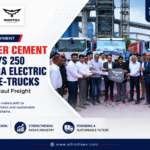 Wonder Cement Ltd. Orders 250 Montra Electric Rhino E-Trucks for Multi-State Freight Operations